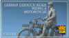 Copper State Models F32-059 German Dispatch Rider riding a motorcycle (Motorcycle not included) 1/32